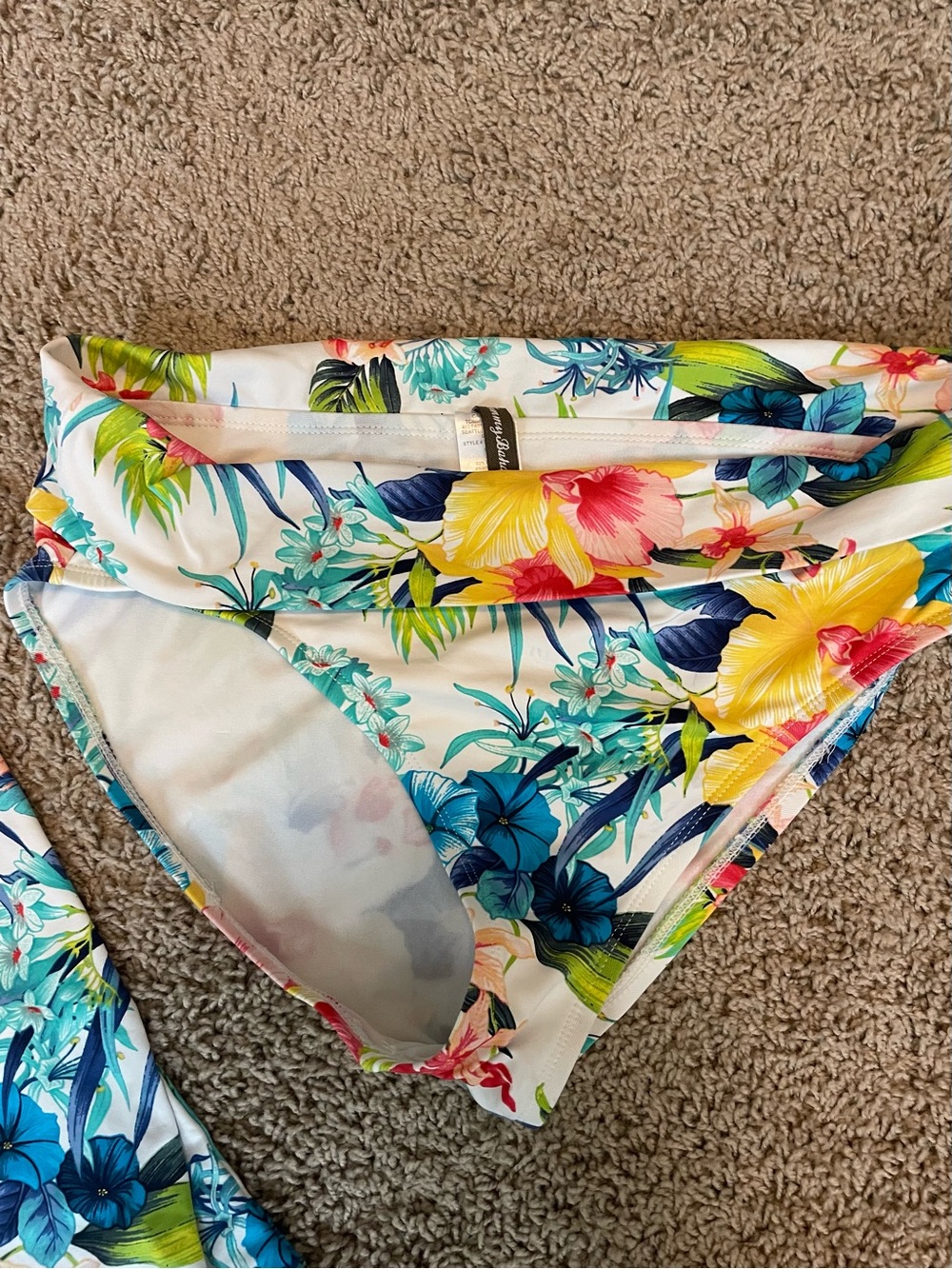 Tommy Bahama Woman’s Swim Two piece Halter Dress and Bikini bottom Sz Xl - Picture 4 of 8
